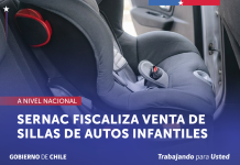 SERNAC FISCALIZA LA VENTA DE SILLAS DE AUTOS INFANTILES A LO LARGO DE TODO EL PAÍS