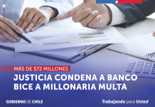 JUSTICIA CONDENA A BANCO BICE A MILLONARIA MULTA POR NO RESPETAR TASAS DE INTERÉS Y EL REGLAMENTO DE PORTABILIDAD FINANCIERA