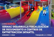 SERNAC DESARROLLA UNA FISCALIZACIÓN DE SEGUIMIENTO A CENTROS DE ENTRETENCIÓN INFANTIL EN EL PAÍS.