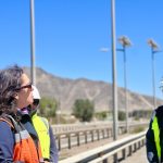 MOP AVANZA EN RECUPERACIÓN DE LUMINARIAS PARA MEJORAR LA SEGURIDAD VIAL EN LA SALIDA NORTE DE COPIAPÓ