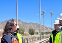 MOP AVANZA EN RECUPERACIÓN DE LUMINARIAS PARA MEJORAR LA SEGURIDAD VIAL EN LA SALIDA NORTE DE COPIAPÓ