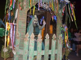 Personajes fantasmagóricos sorprendieron a Freirina con el pasacalle patrimonial “Tololo Pampa”