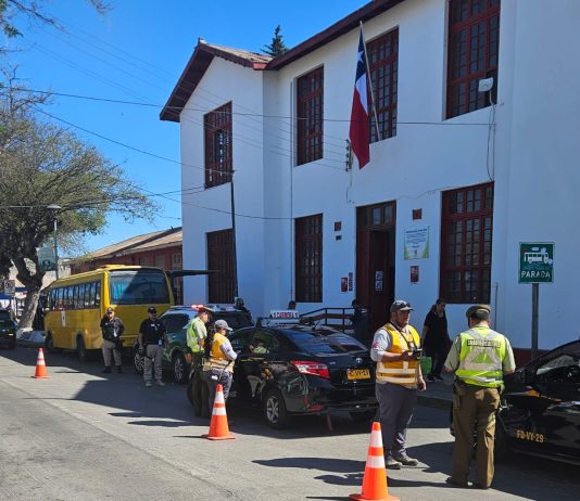 CARABINEROS REALIZÓ OPERATIVO DE FISCALIZACIÓN JUNTO A TRANSPORTES Y MUNICIPALIDAD DE VALLENAR