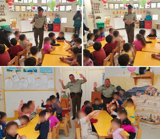 EN COPIAPÓ: CARABINEROS FORTALECE VÍNCULOS DE CONFIANZA CON NIÑOS Y NIÑAS DE JARDÍN INFANTIL