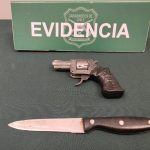 EN COPIAPÓ: CARABINEROS DETUVO HOMBRE POR PORTE ILEGAL DE ARMA DE FUEGO, MUNICIÓN Y ARMA BLANCA