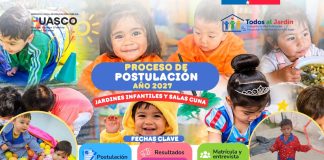Jardines Infantiles y Salas Cuna del SLEP Huasco abren postulaciones para el año 2027